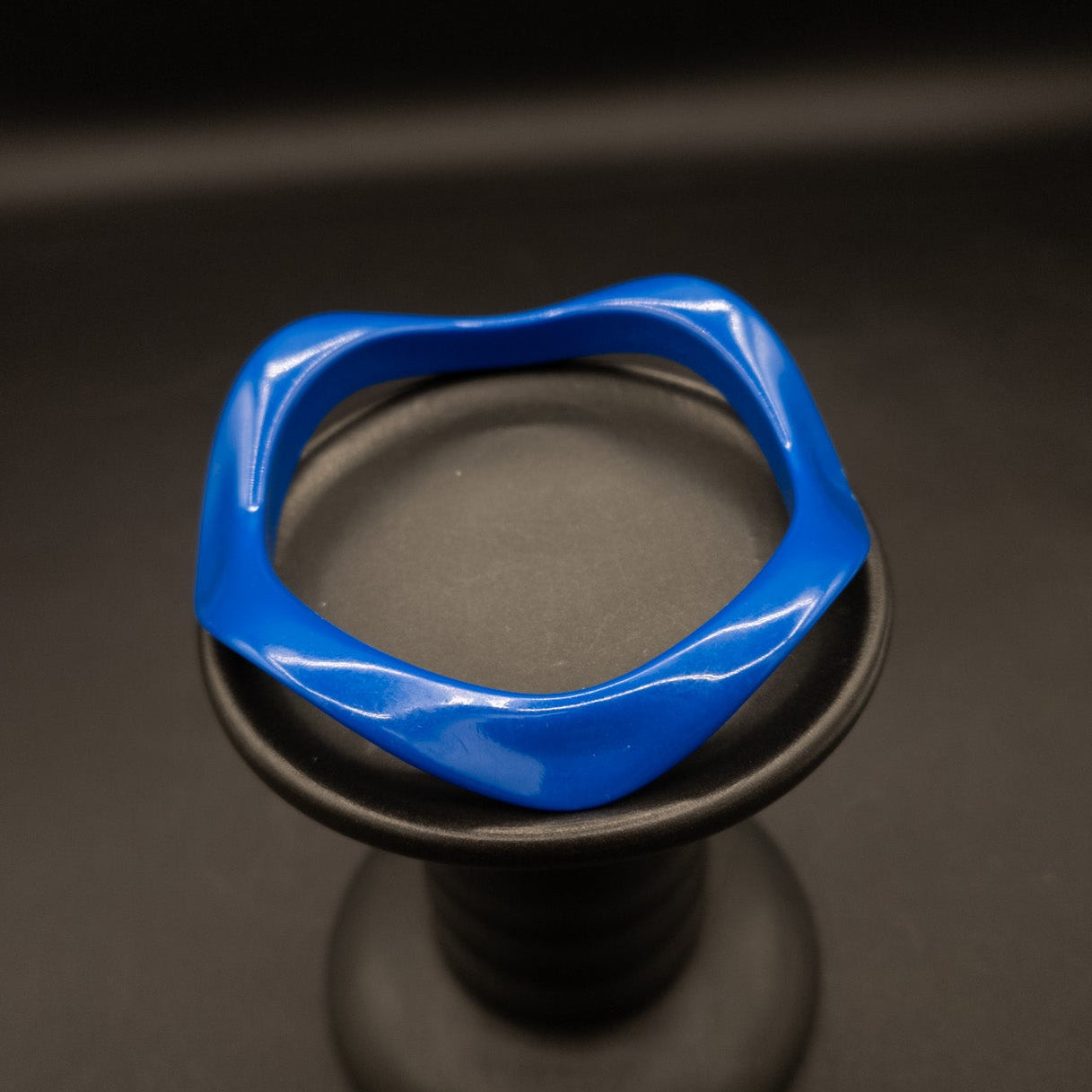 Royal Blue Acrylic Wavy Bangle Bracelet