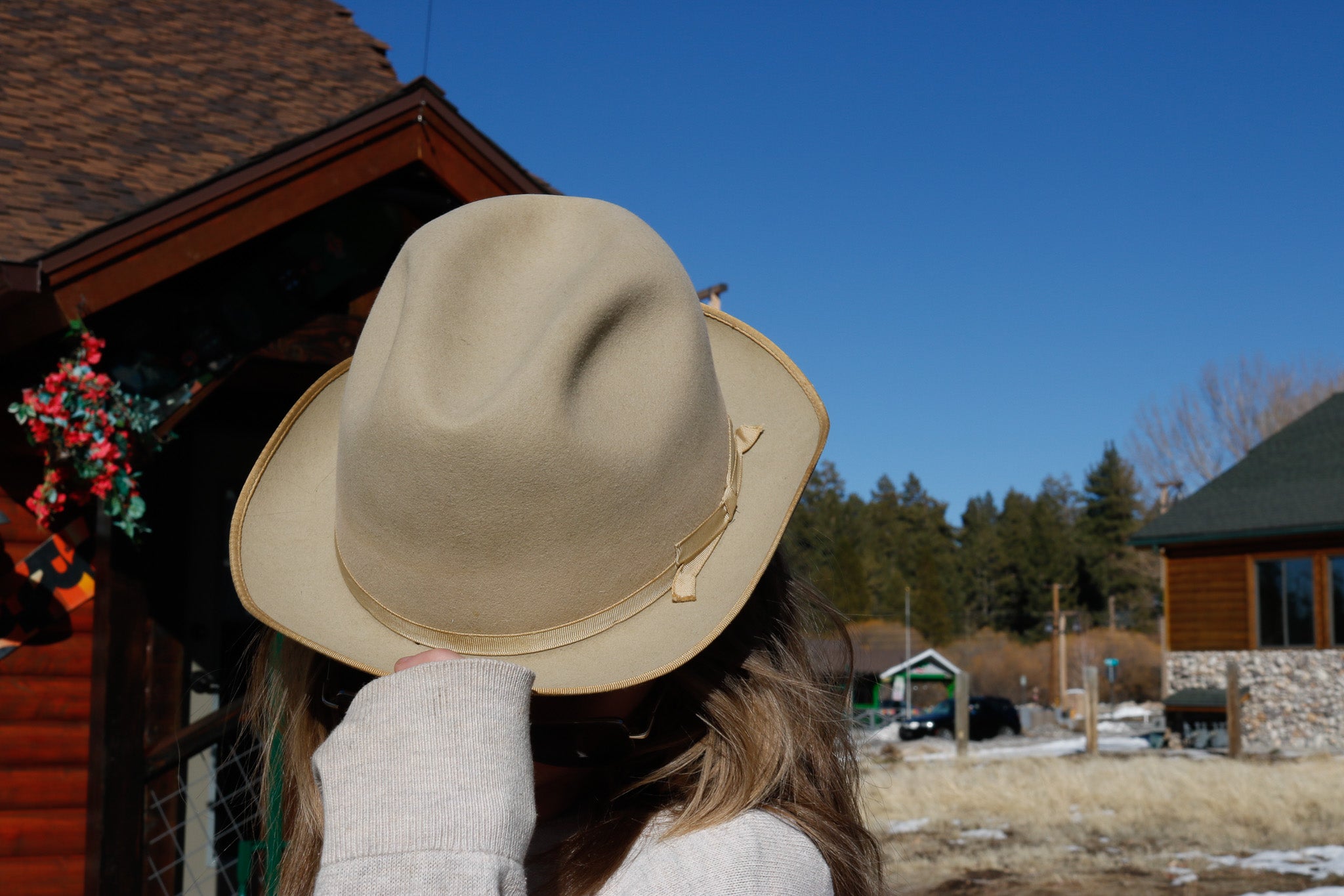Vintage 1940s John B. Stetson Company Hat Royal DeLuxe Stetson Mathew and Miller Size 7