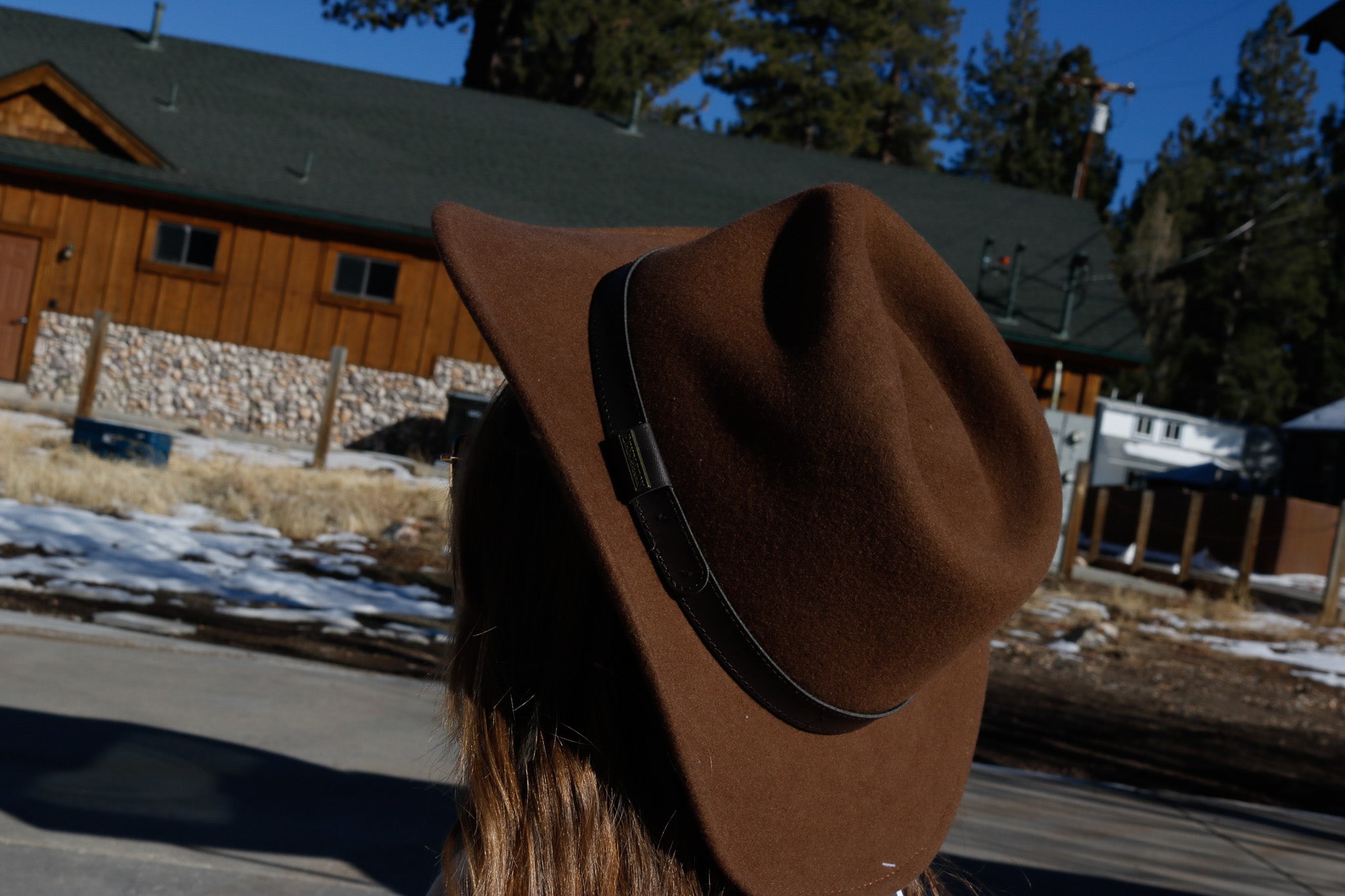 Pendleton Brown Wool Outback Cowboy Hat