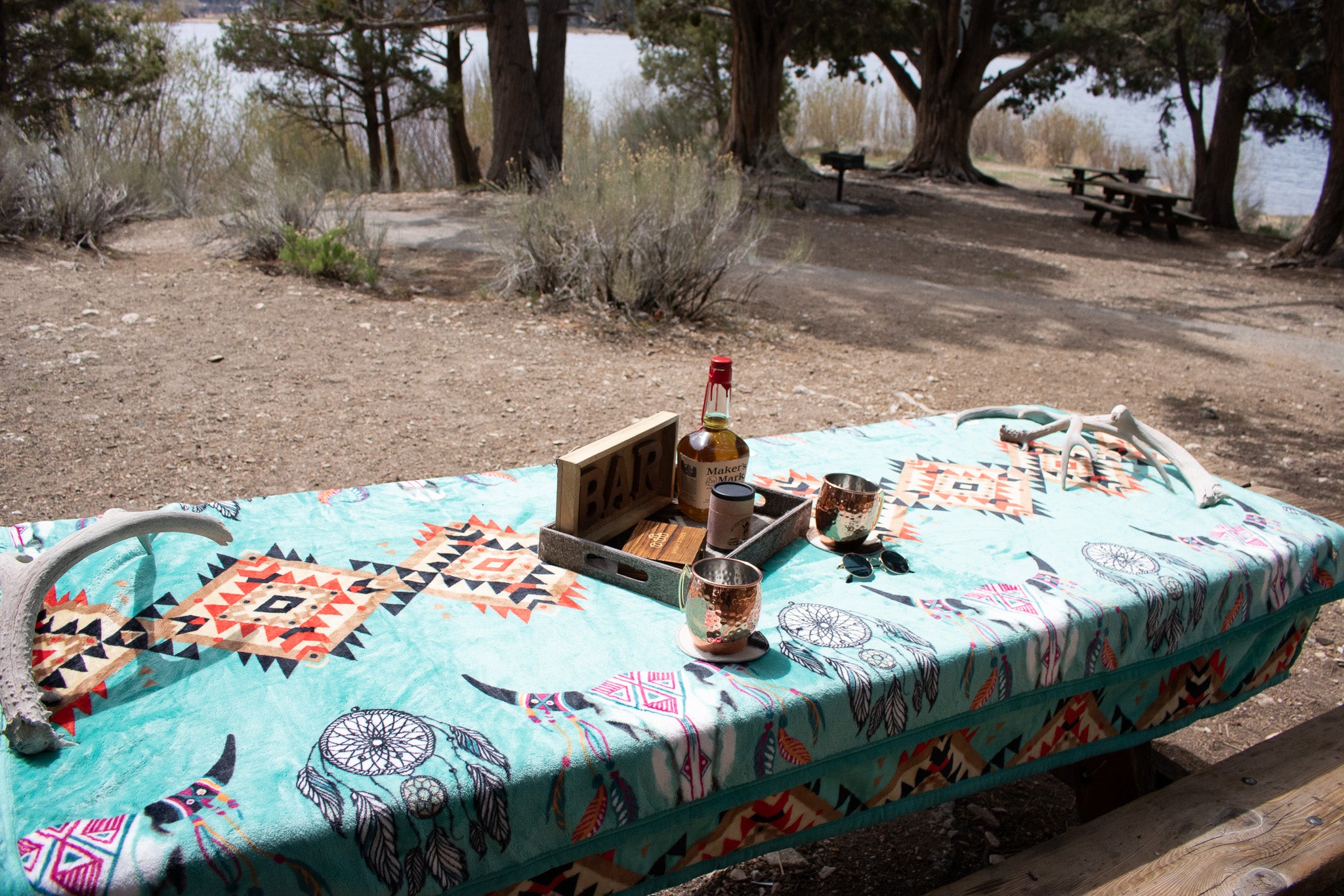 Teal Blue Plush Soft Flannel King Size Blanket 90" x 82"