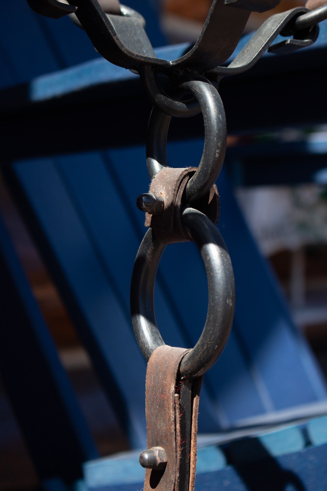 Vintage Custom Made Round Wrought Iron Metal Glass End Table