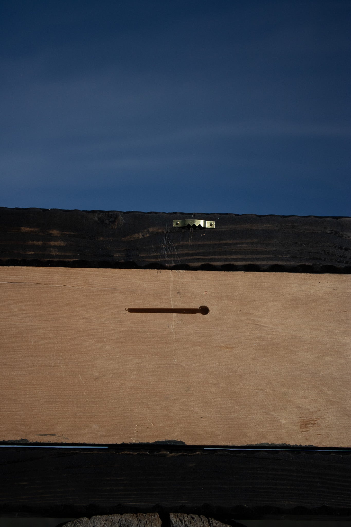 Simple "Cabins" Wooden Sign with Wooden Frame