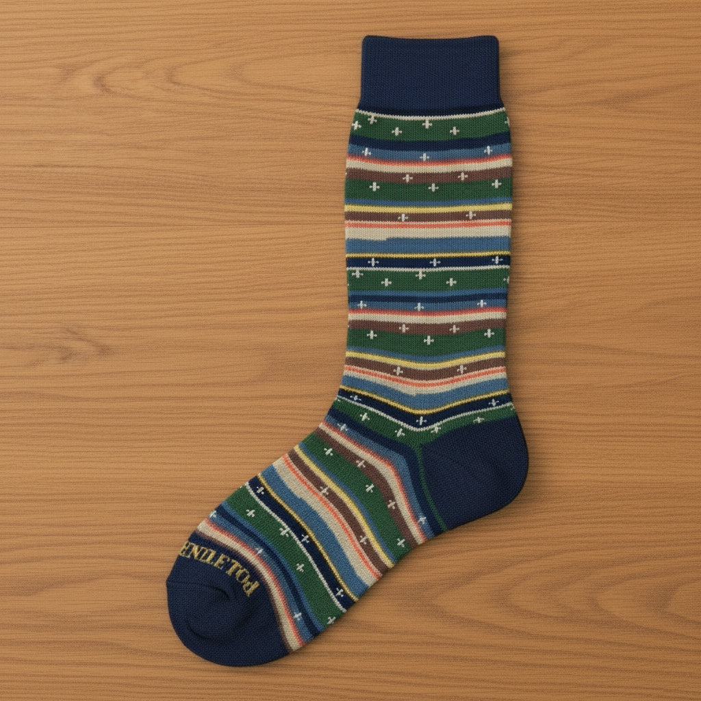 Pendleton Bridger Scout Stripe Crew Socks