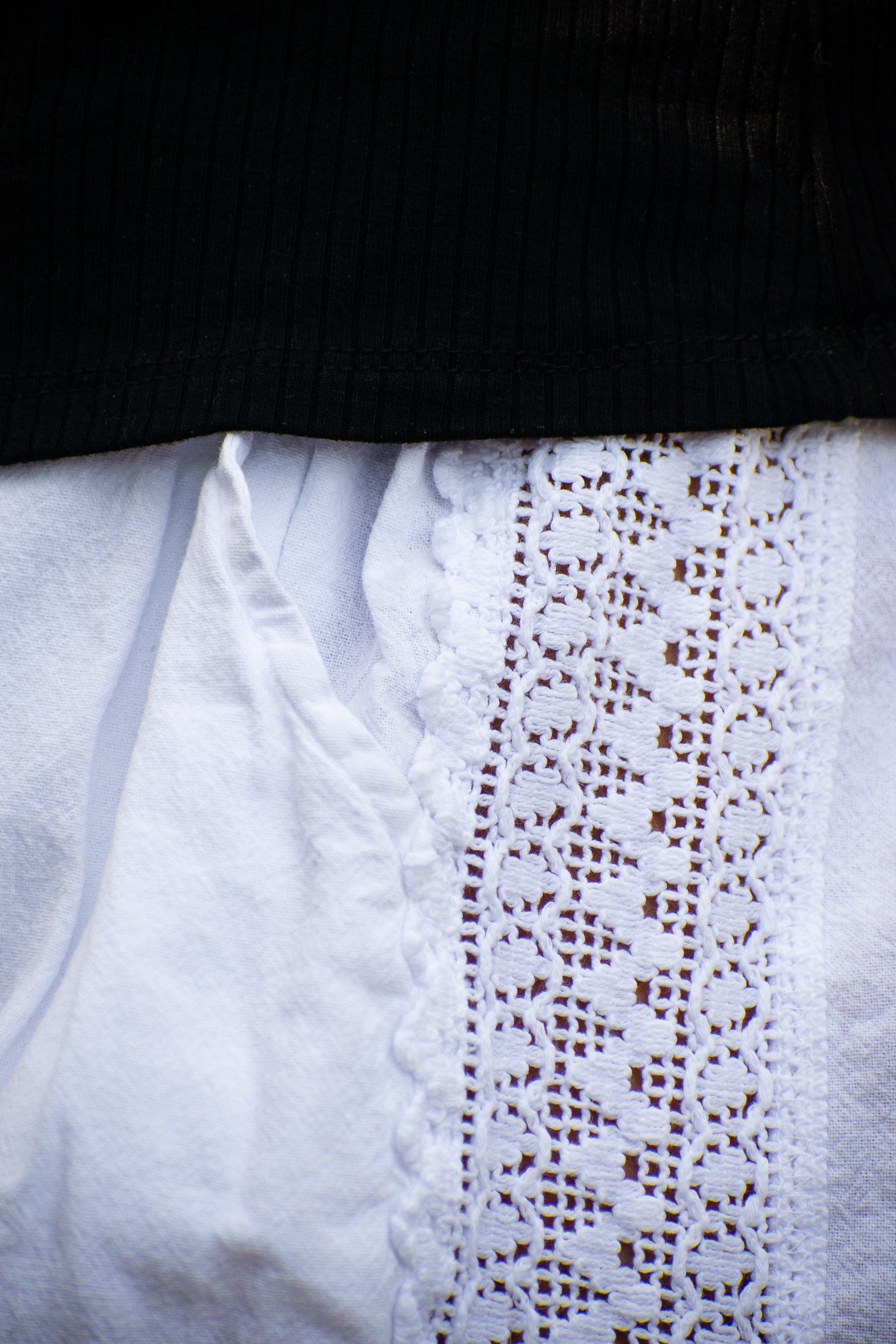 Seaspice Resort Wear 100% Peruvian White Cotton Flowy Pants Adjustable Waist Size Large