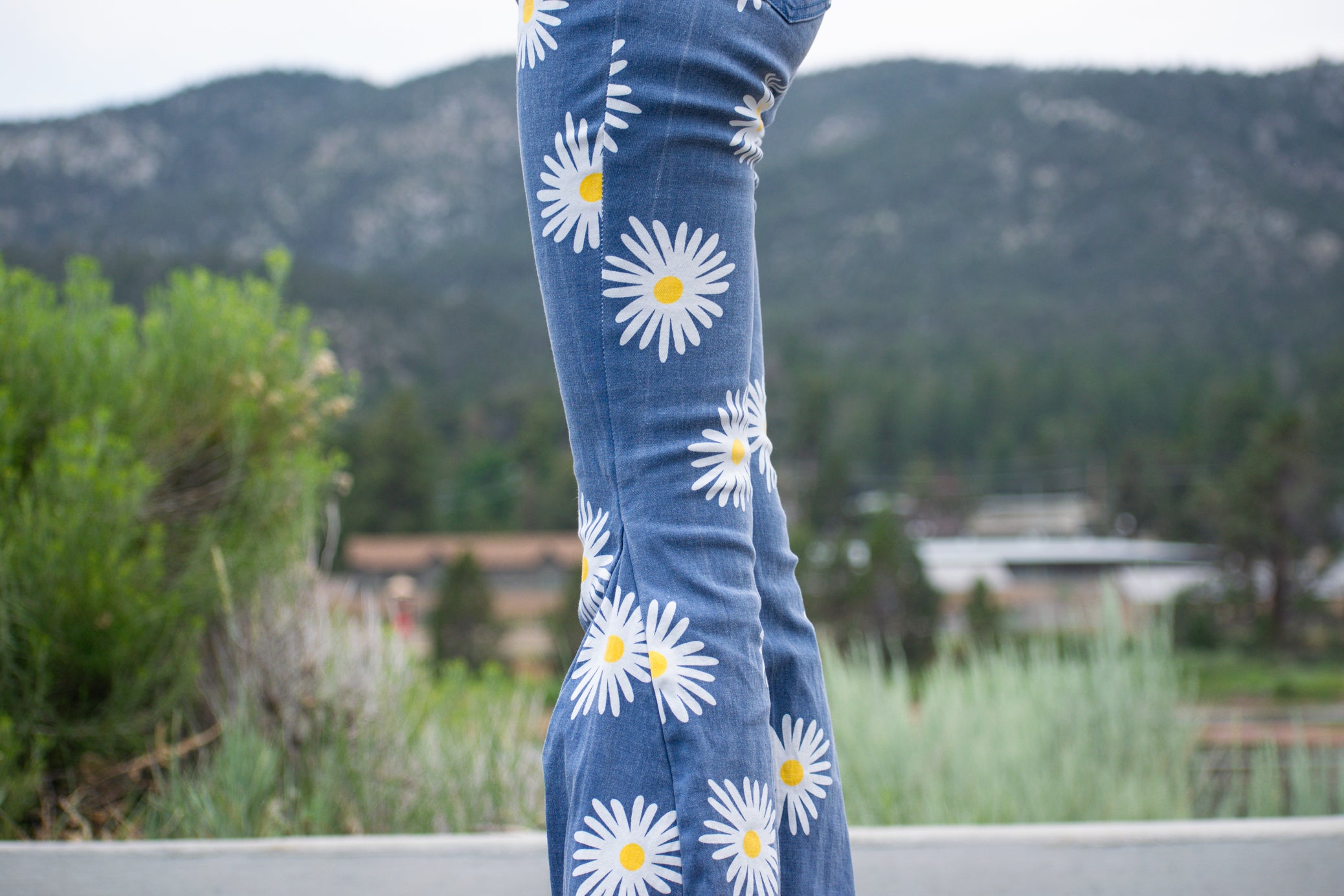 Altar'd State Daisy Bell Bottom Jeans