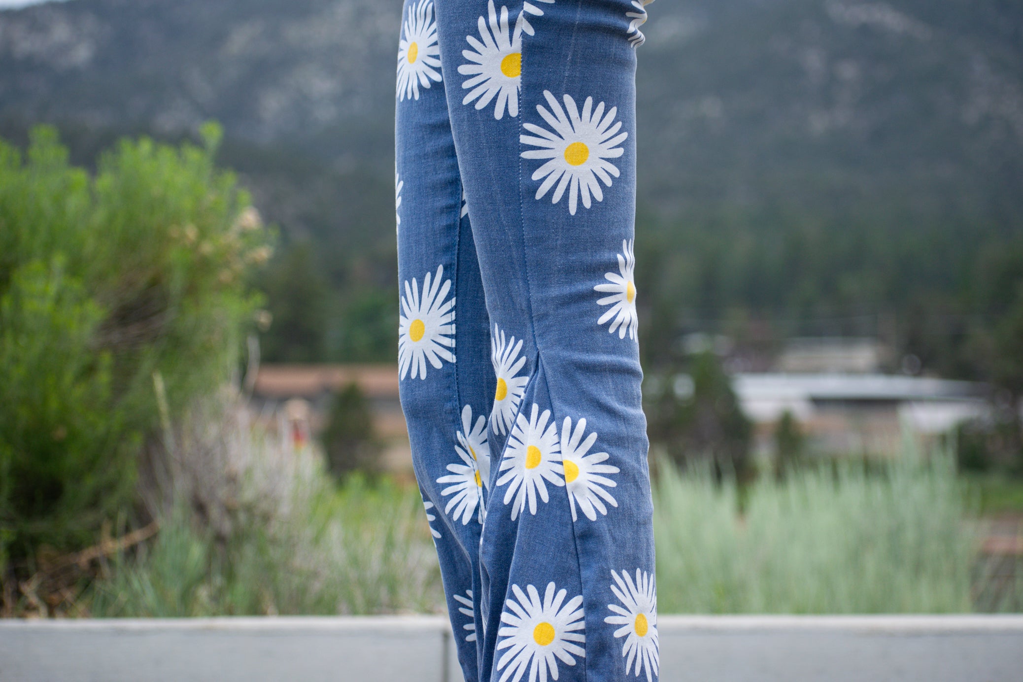 Altar'd State Daisy Bell Bottom Jeans