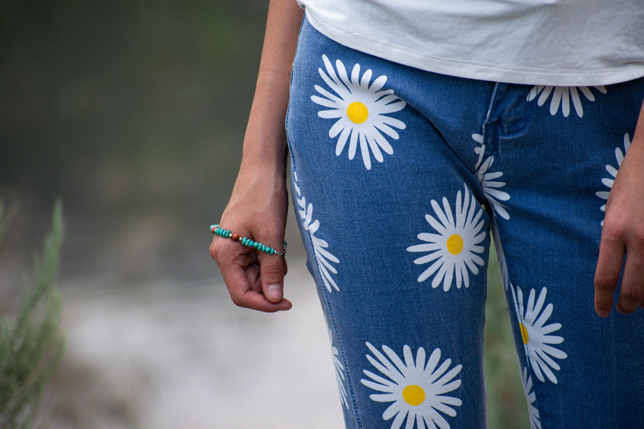 Altar'd State Daisy Bell Bottom Jeans