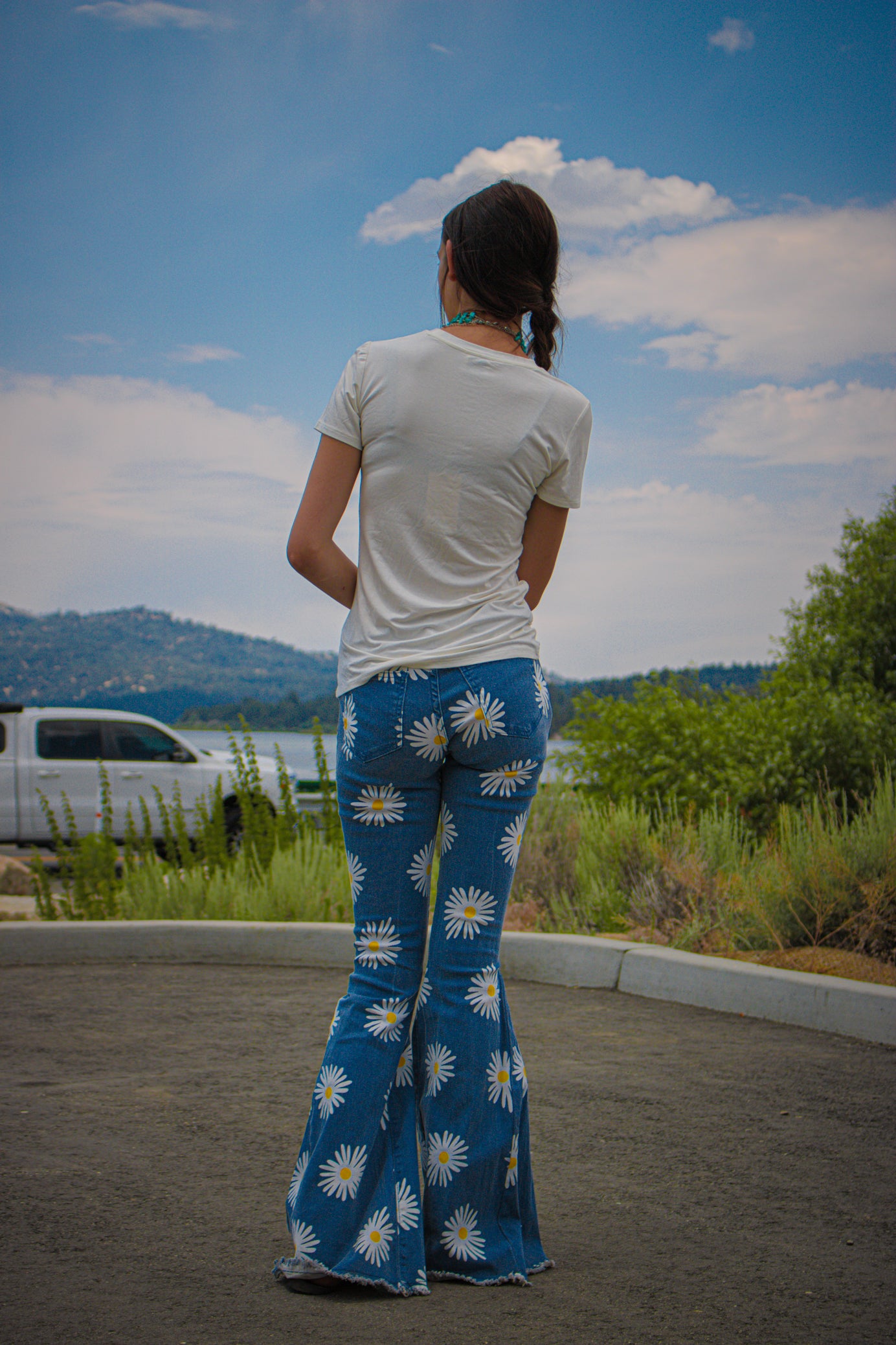 Altar'd State Daisy Bell Bottom Jeans