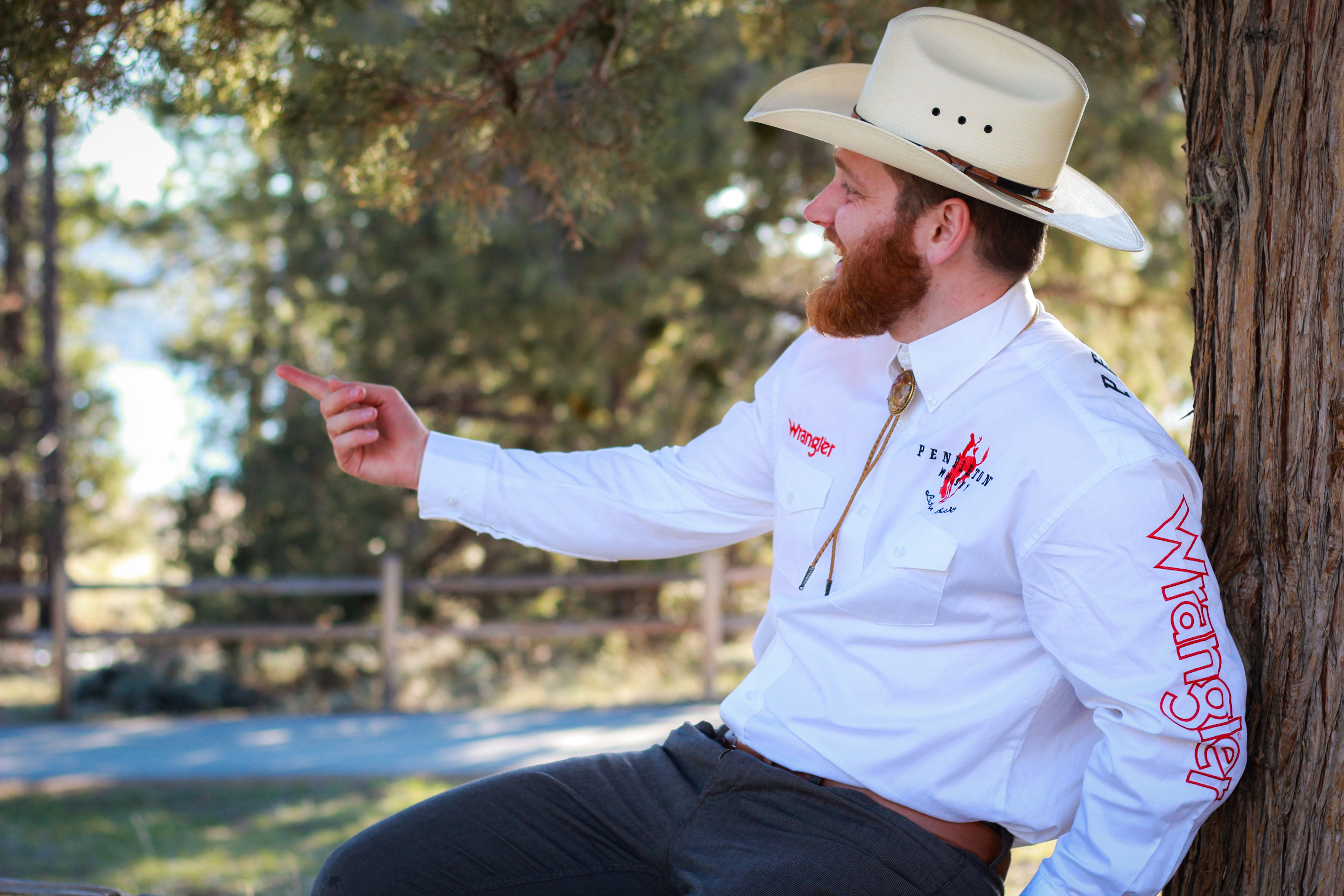 Wrangler Pendleton Whisky Cowboy Rodeo Button Down Long Sleeve Shirt Size L