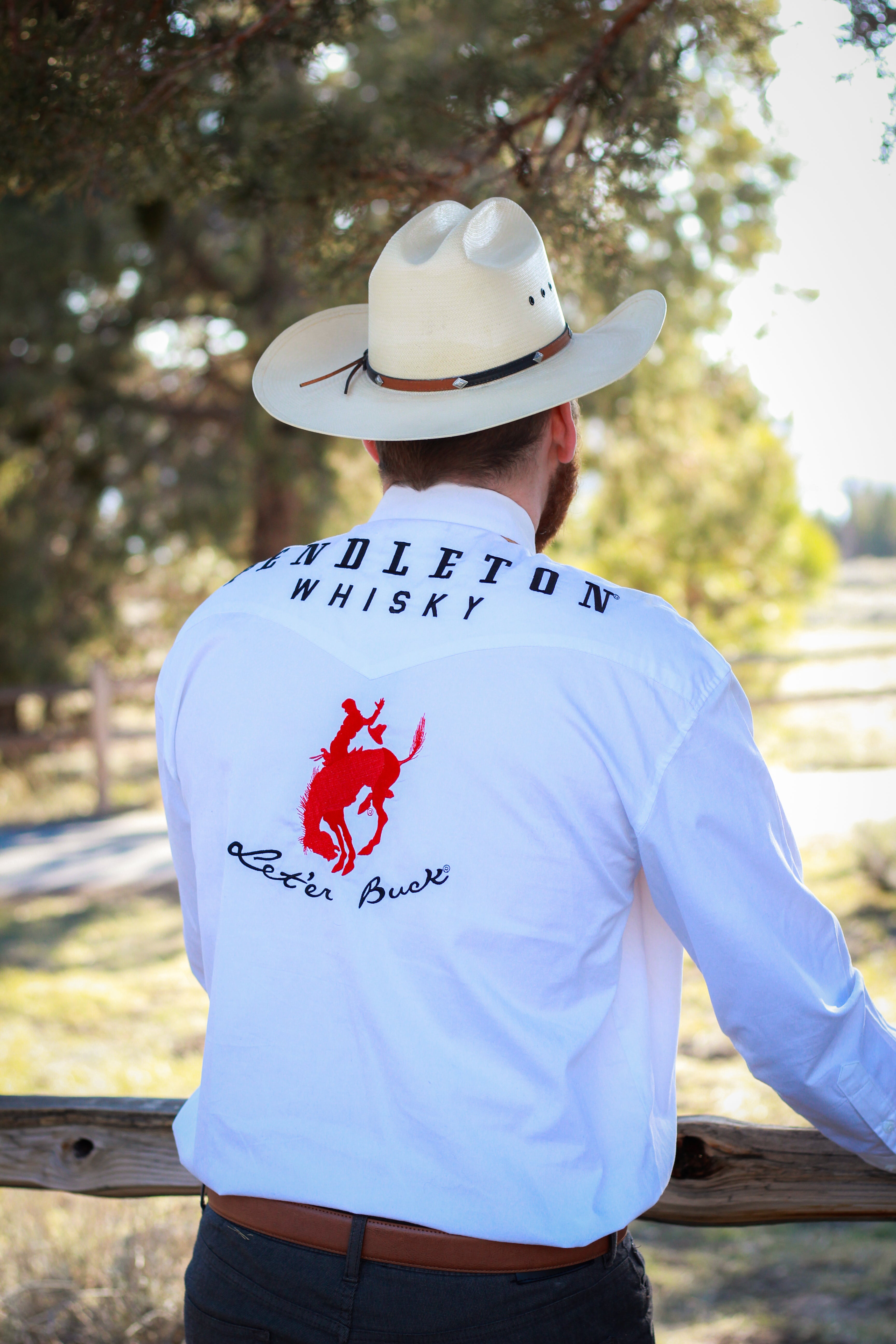 Wrangler Pendleton Whisky Cowboy Rodeo Button Down Long Sleeve Shirt Size L