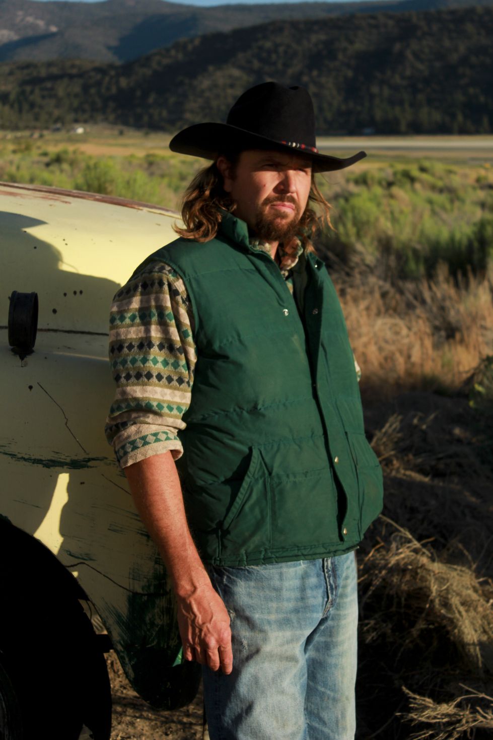 "Walls Blizzard Pruf Down Puffer Vest – 70's/80's Dark Green Button-Up Nylon"