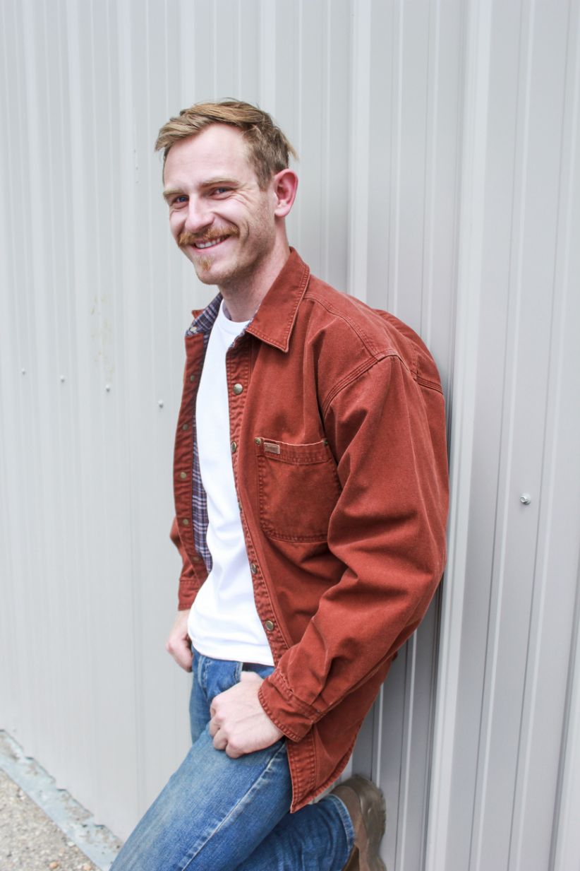 Carhartt Maroon Jacket – Flannel Lined for Extra Warmth