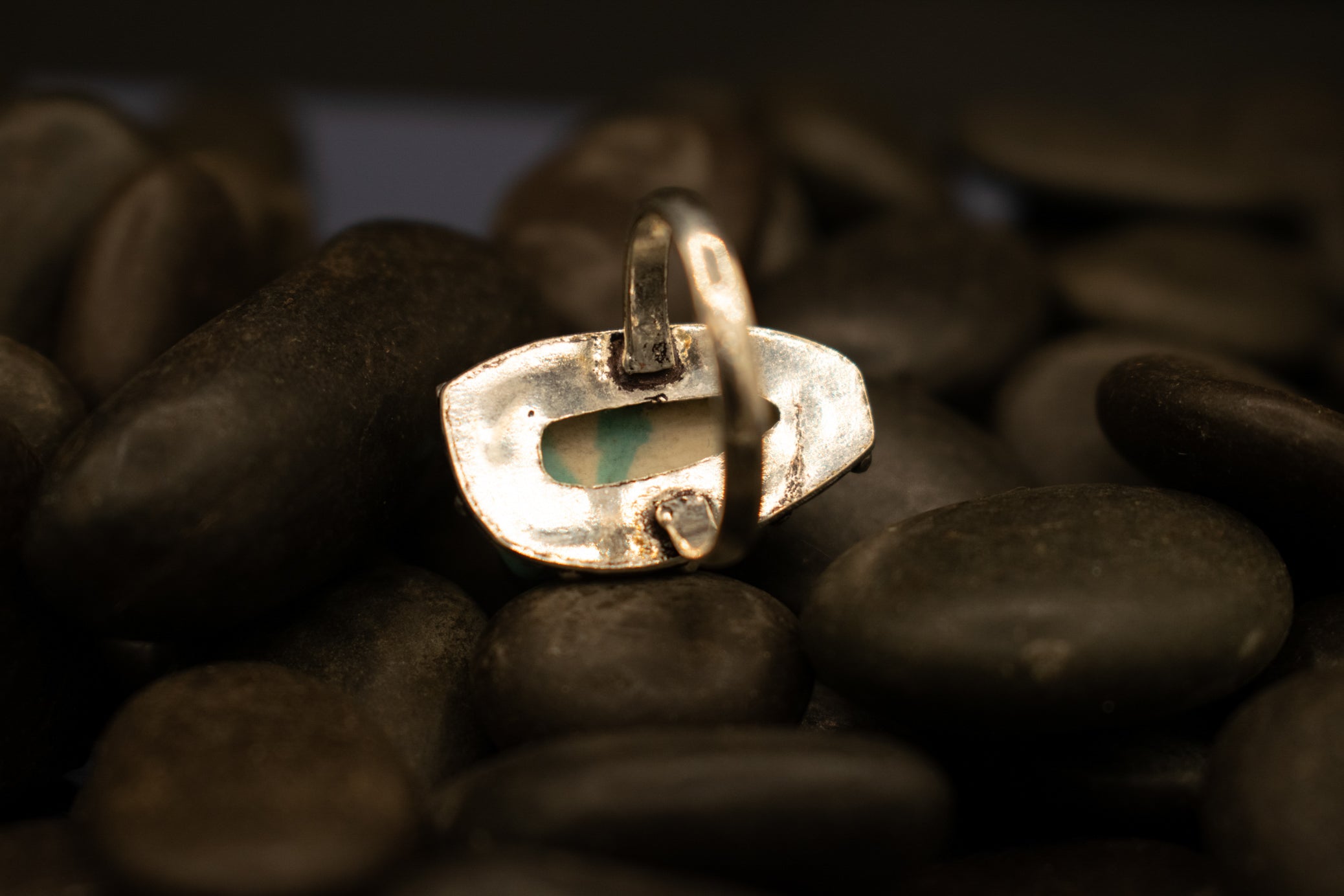 Faux Turquoise Gemstone Ring Size 6.5