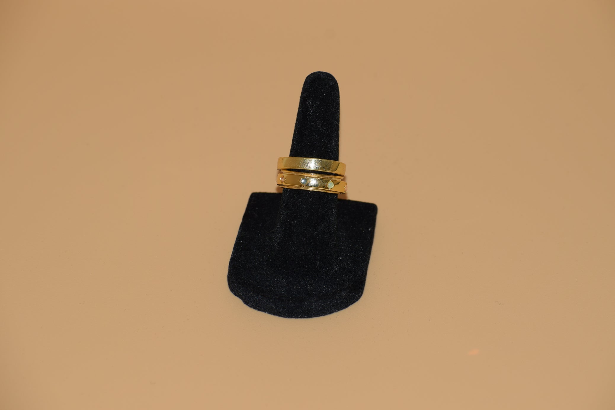 Pura Vida Mental Health Awareness Fidget Ring Gold