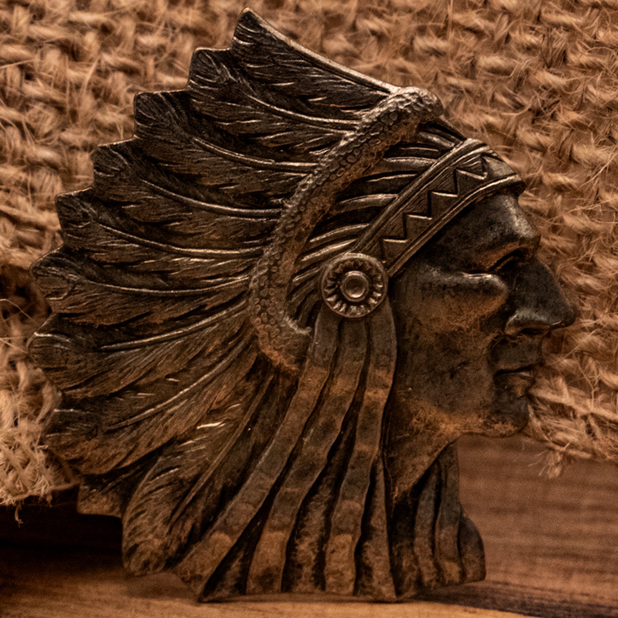 Vintage Native American Navajo Chief Joseph Medallion