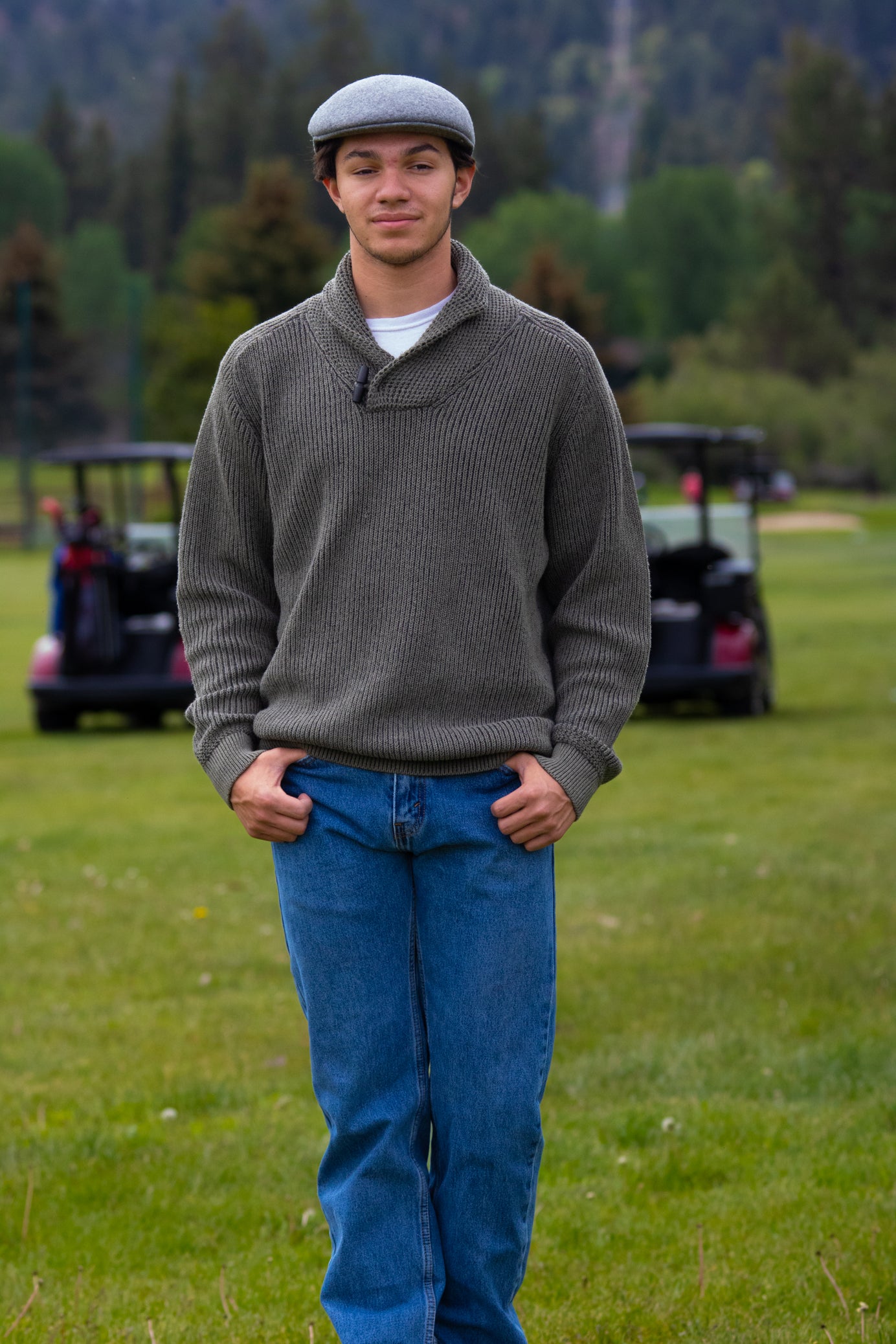 Original Weatherproof Vintage since 1948 Pullover Knitted Green Sweater Size XL