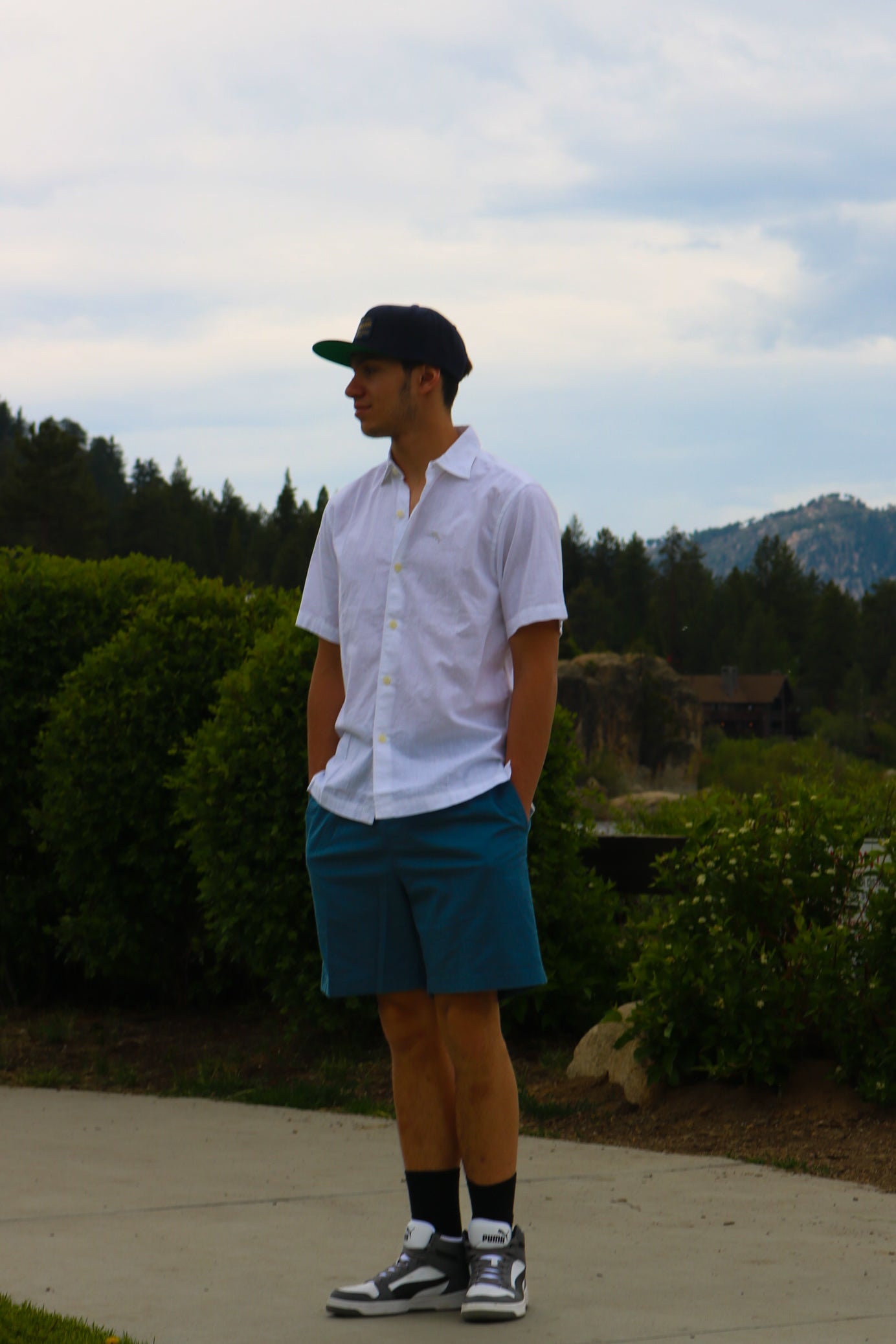 Tommy Bahama Short Sleeve White Button-up Shirt