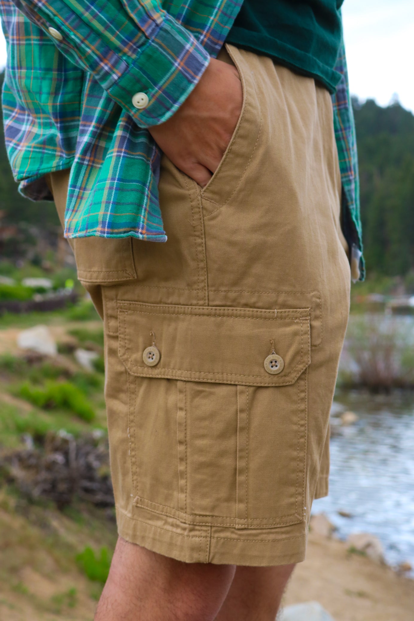 Ralph Lauren US POLO ASSN. Men's Beige Cargo Short- W36