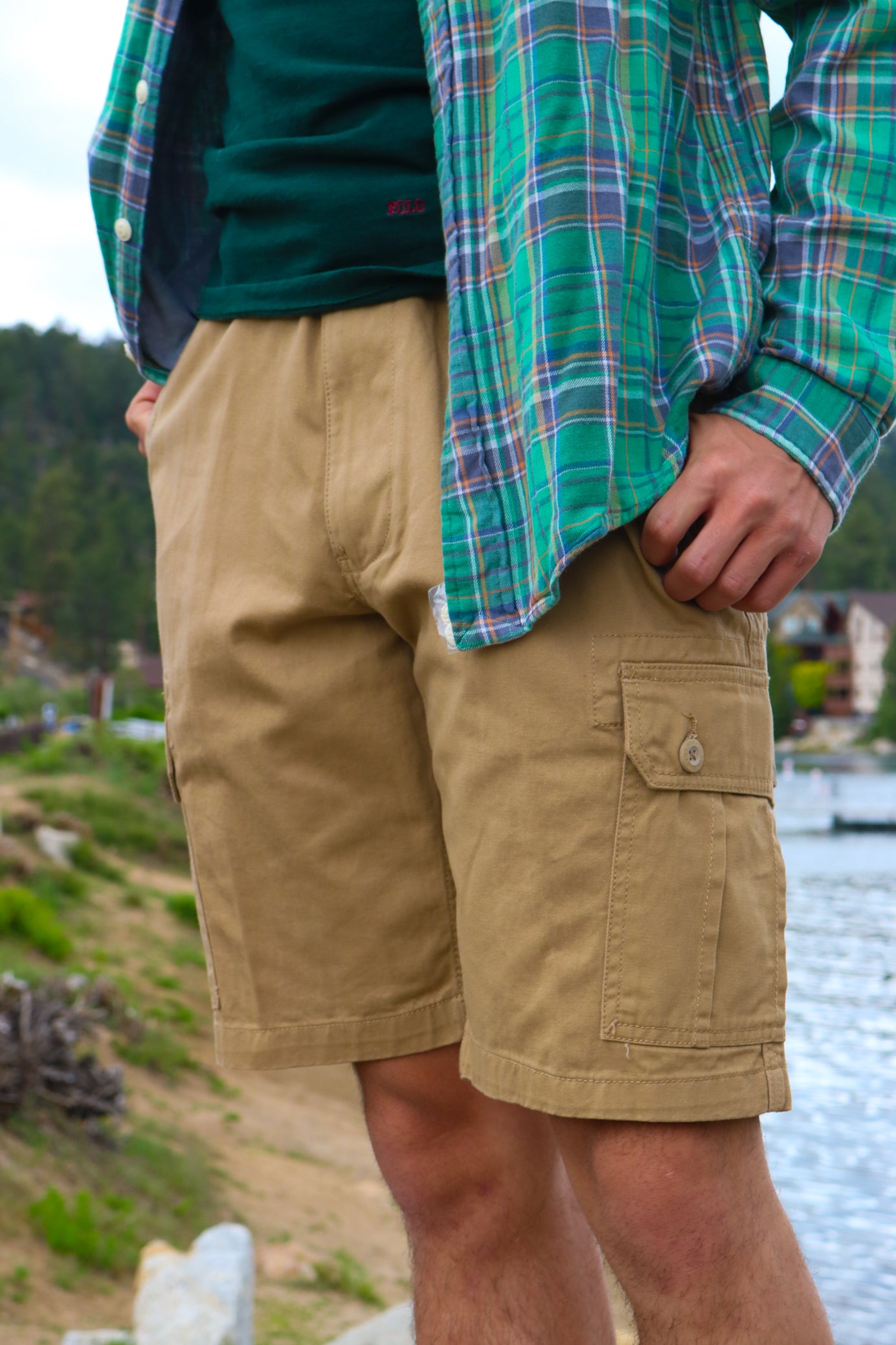 Ralph Lauren US POLO ASSN. Men's Beige Cargo Short- W36