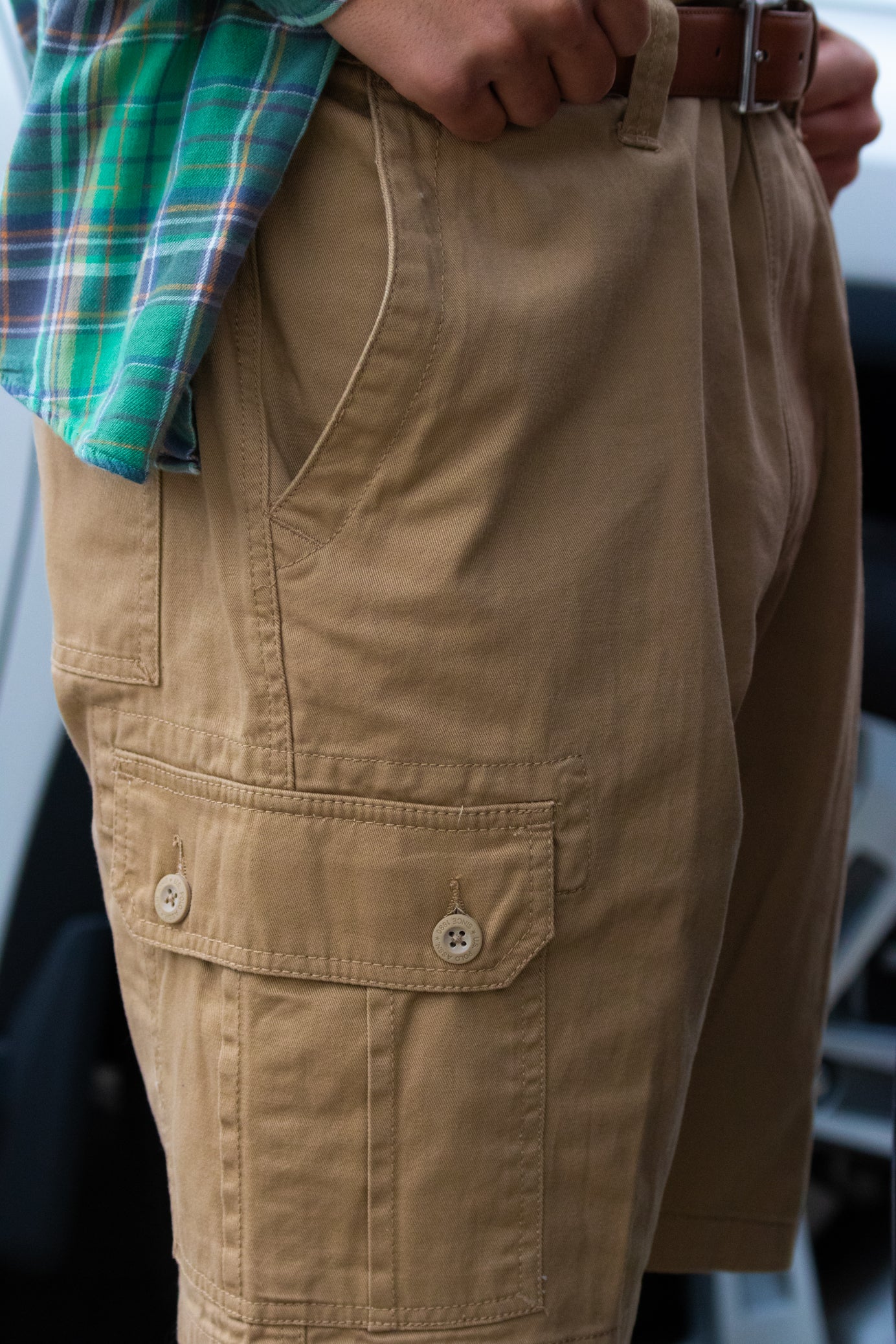 Ralph Lauren US POLO ASSN. Men's Beige Cargo Short- W36