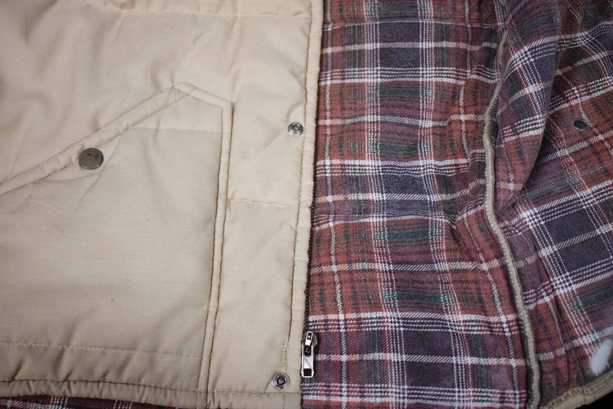 Key Imperial Khaki Winter Vest with Cozy Flannel Lining