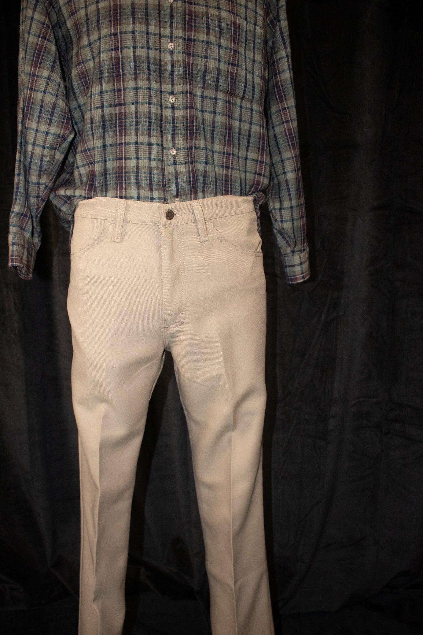 Khaki Tan Wrangler Dress Pants 33x32