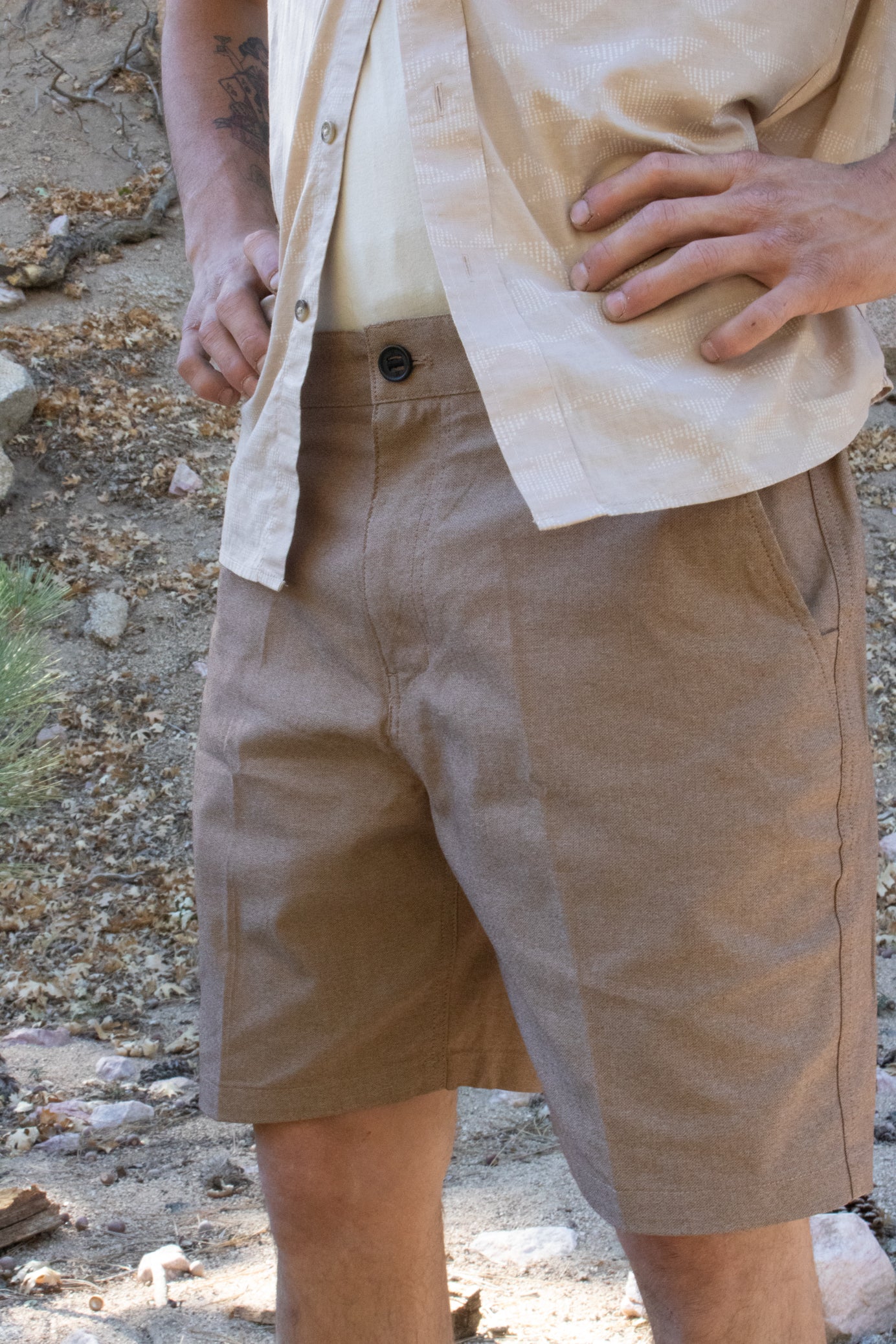 Hurley H20 Dri Vapor Chino Short Color: Espresso Color