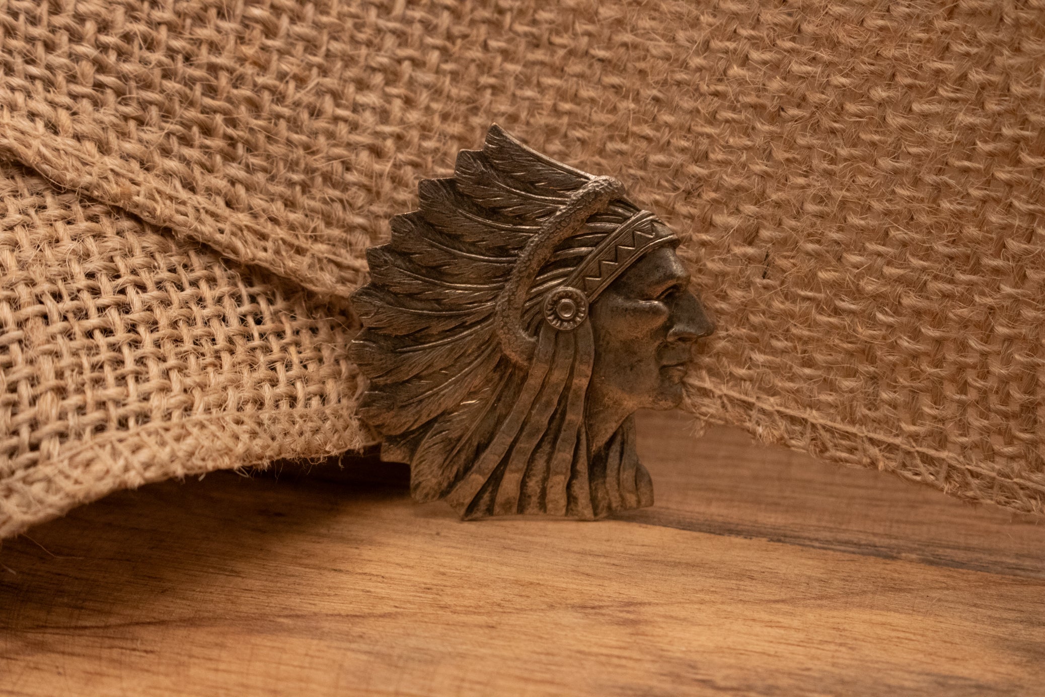 Vintage Native American Navajo Chief Joseph Medallion