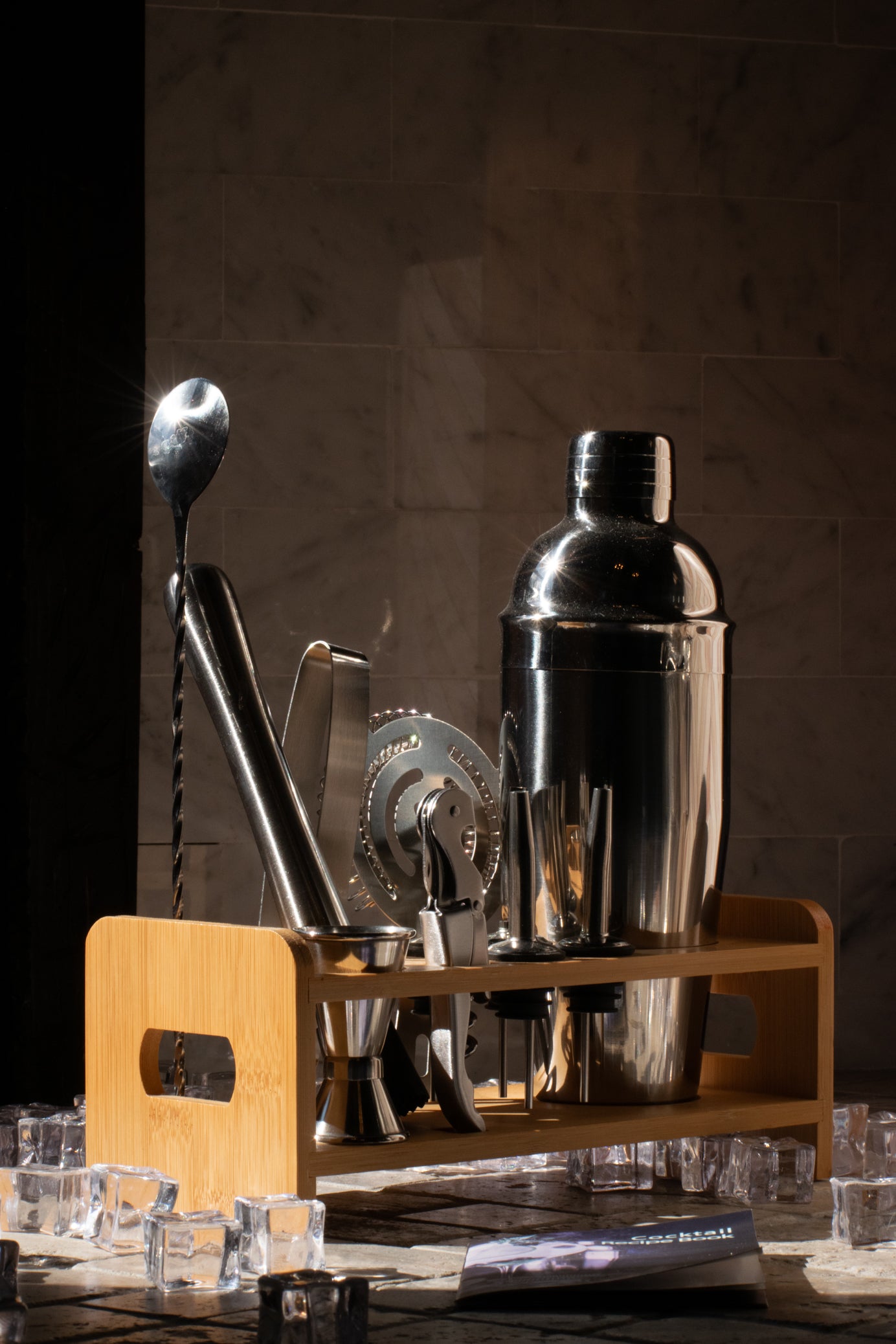 Mixology Bartender Kit with Stand Bar Tool Set