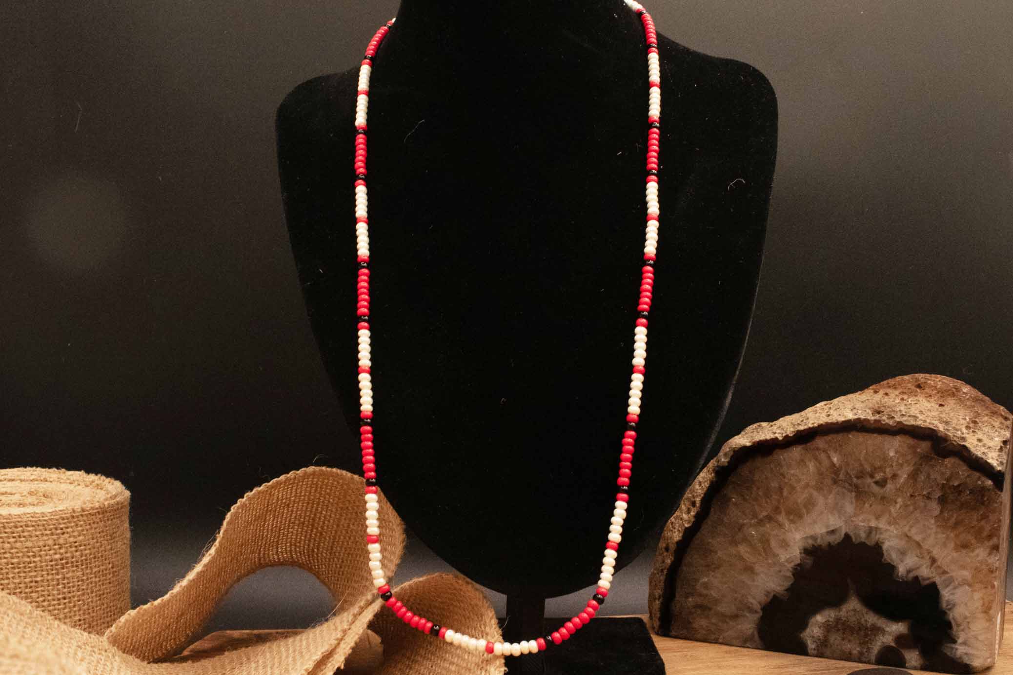 Jim Morrison The Doors Authentic Native American Snake Bead Necklace