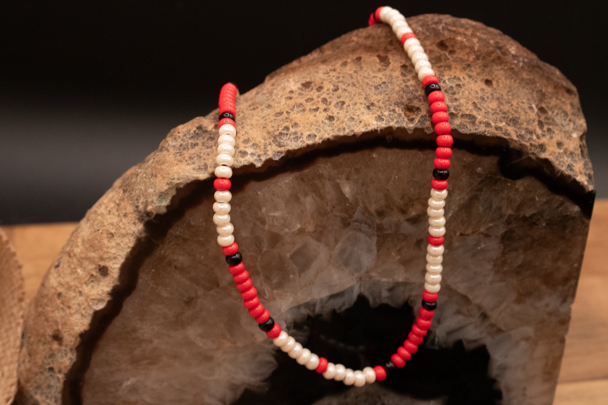 Jim Morrison The Doors Authentic Native American Snake Bead Necklace