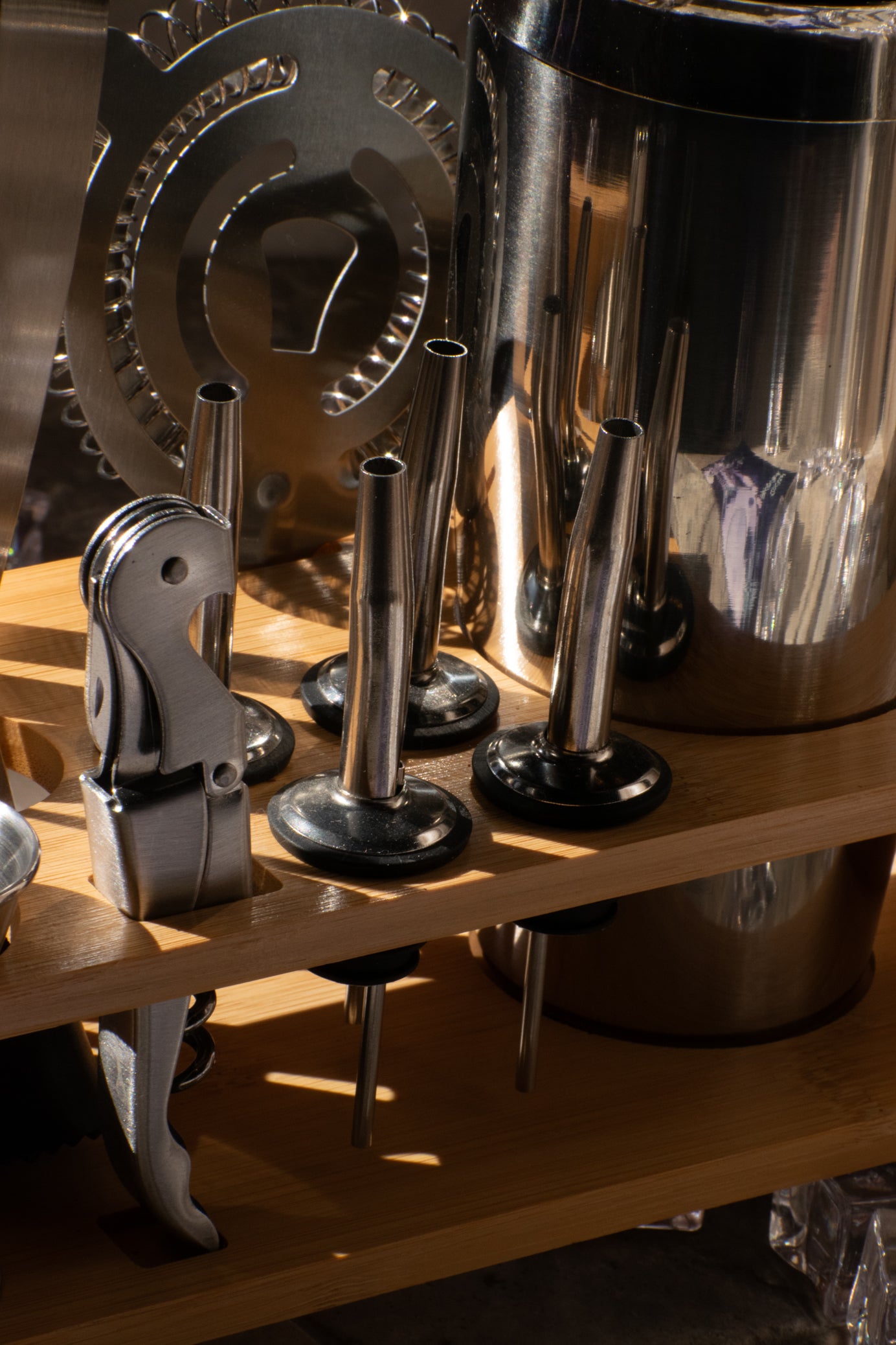 Mixology Bartender Kit with Stand Bar Tool Set