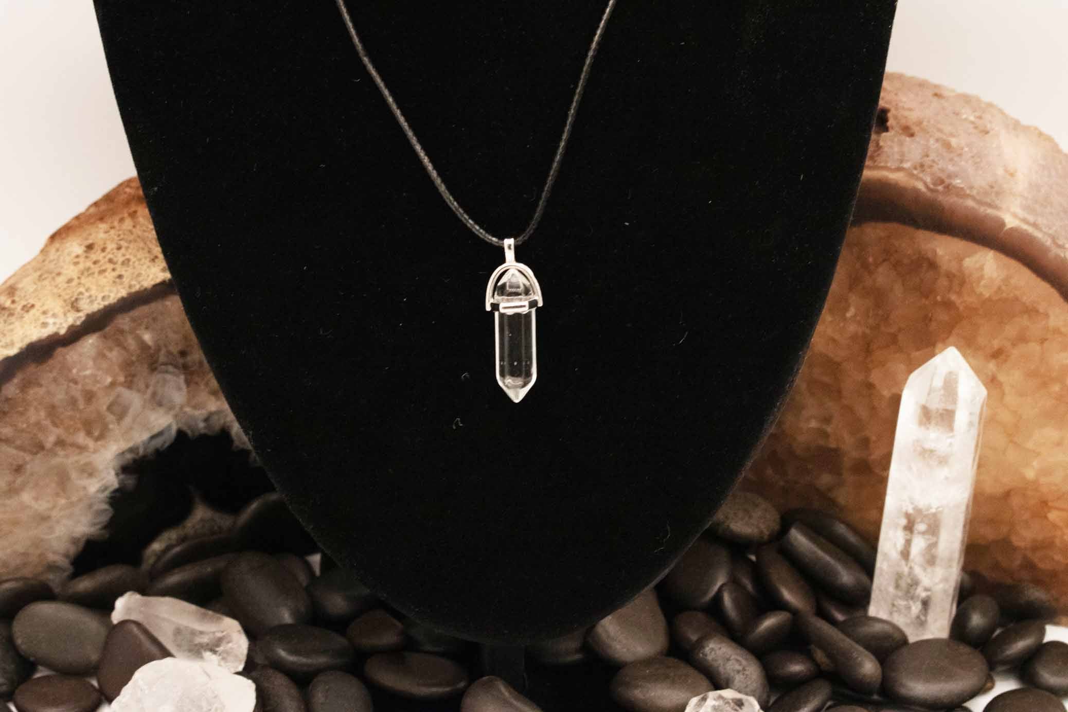 Natural Crystal Quartz Necklace