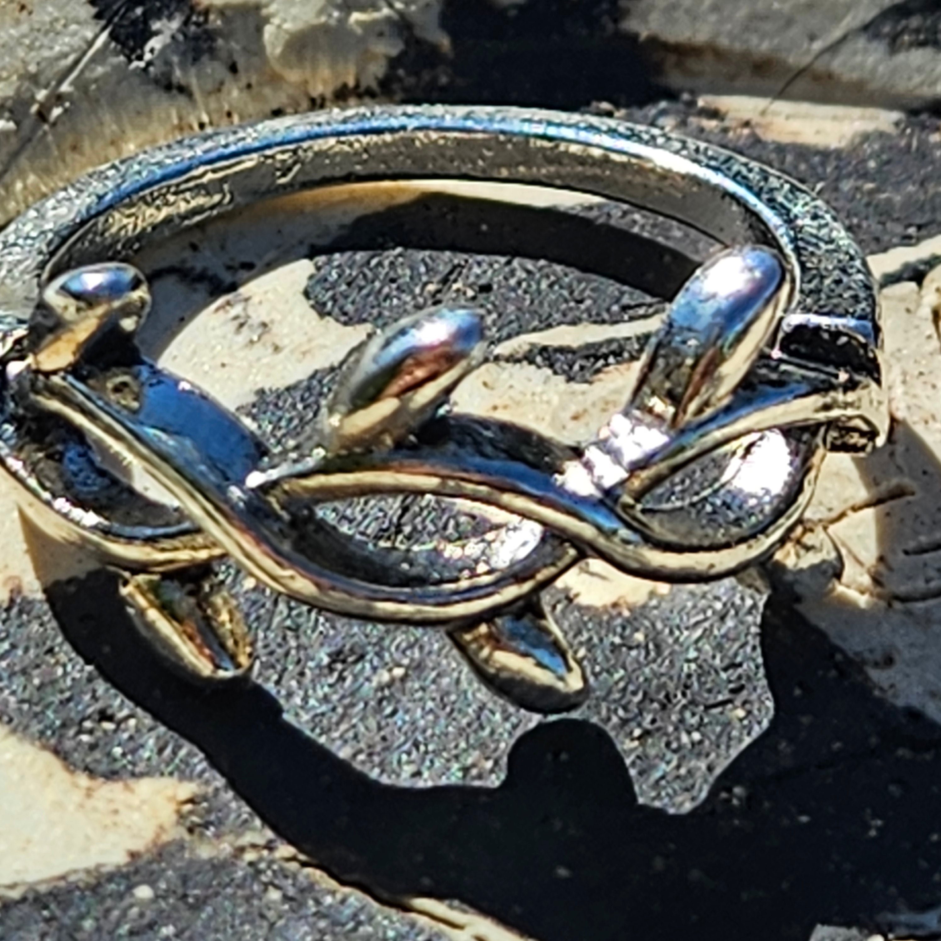 Vine Alloy Silver Plated Ring Size 5.5