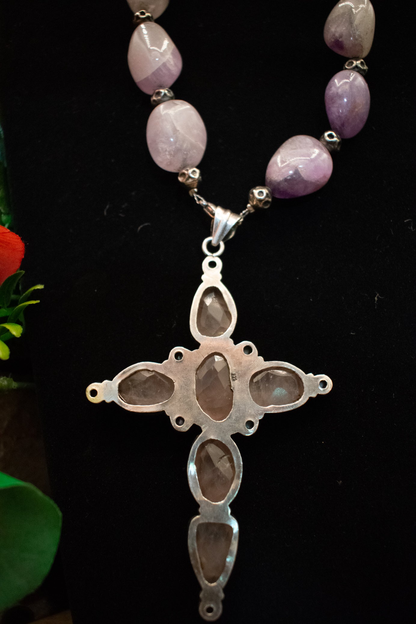 Amethyst Cross Necklace