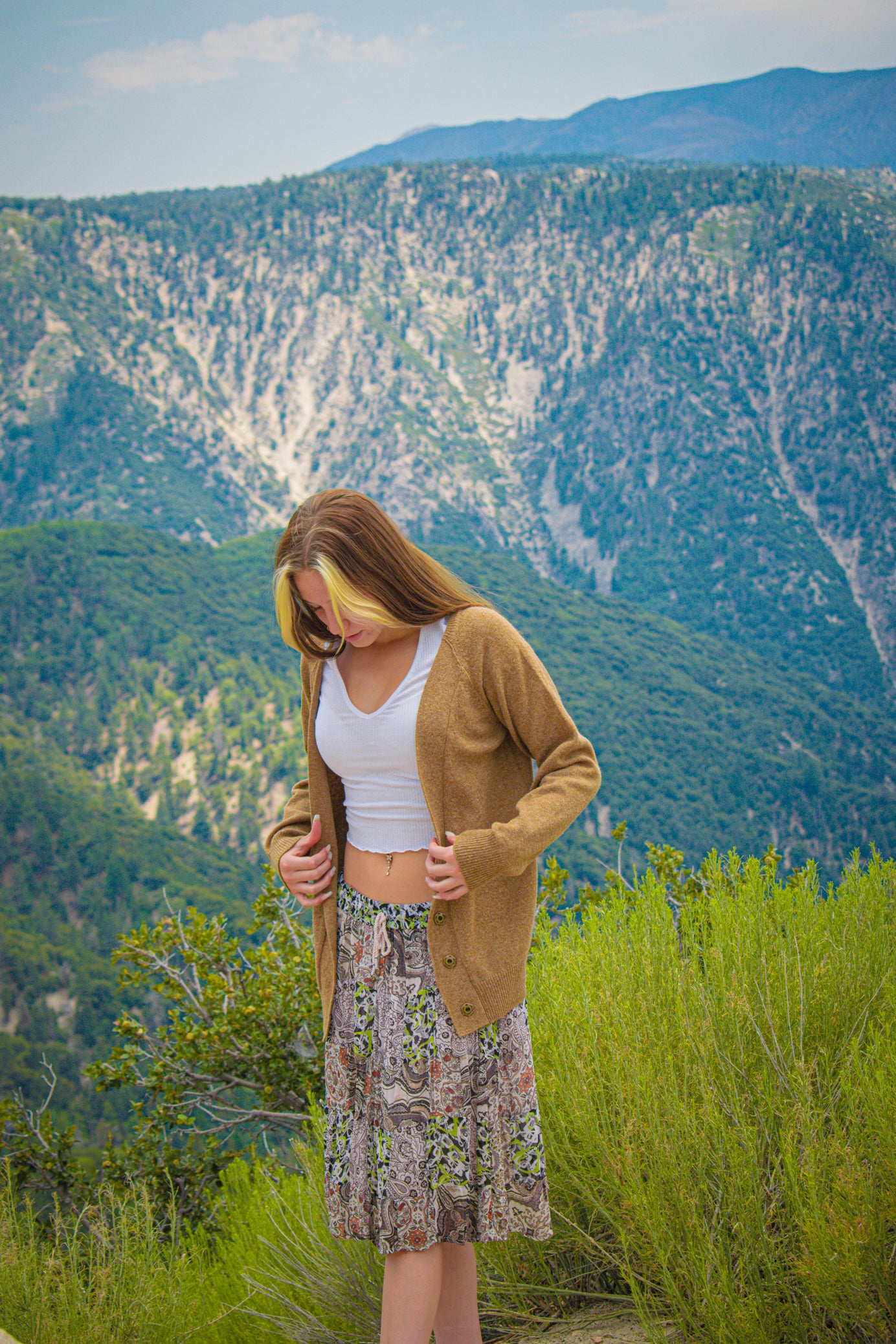 Chloe Wool Knit Mulot Cardigan Made in Italy