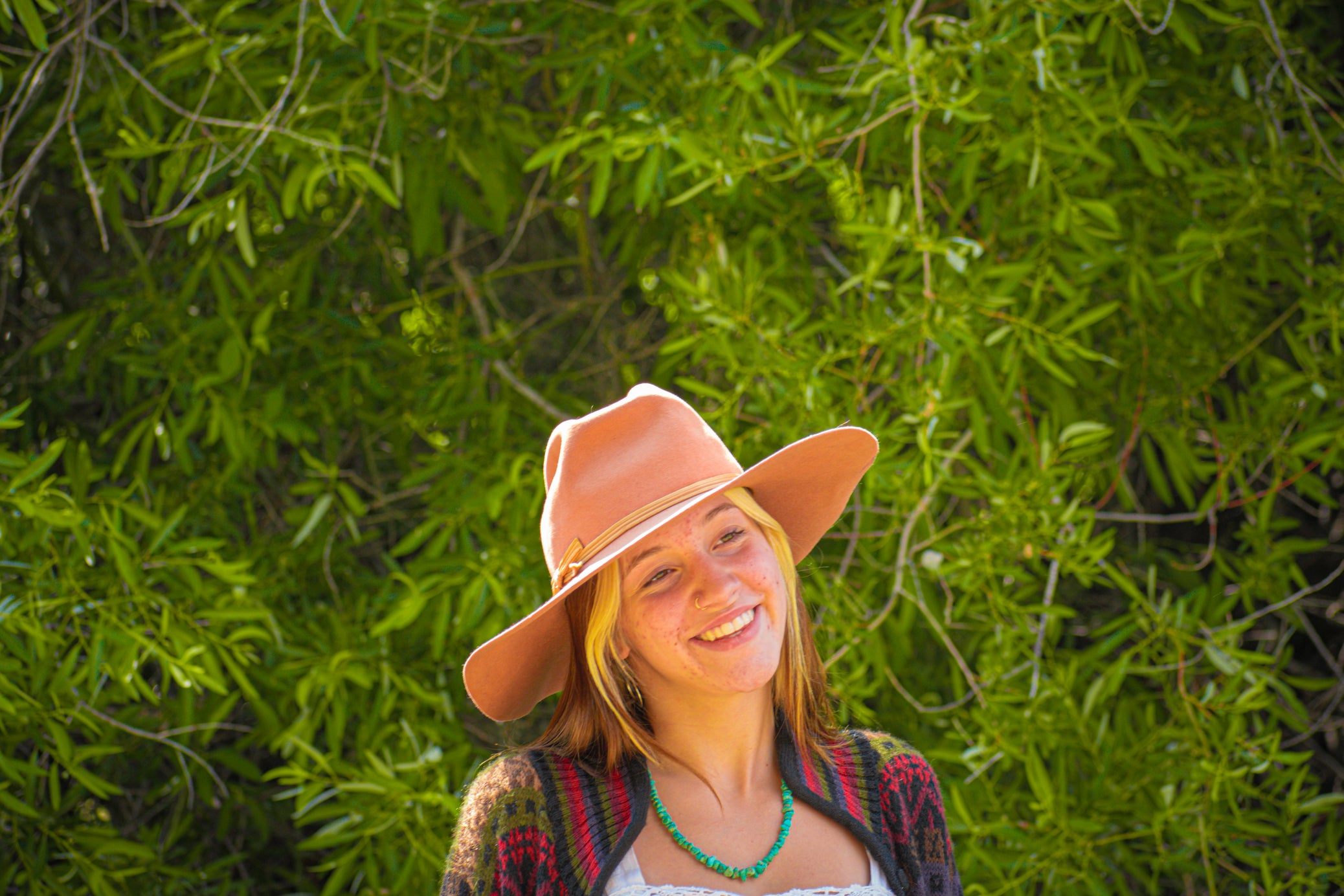 Wide Brim 100% Wool Sun Hat