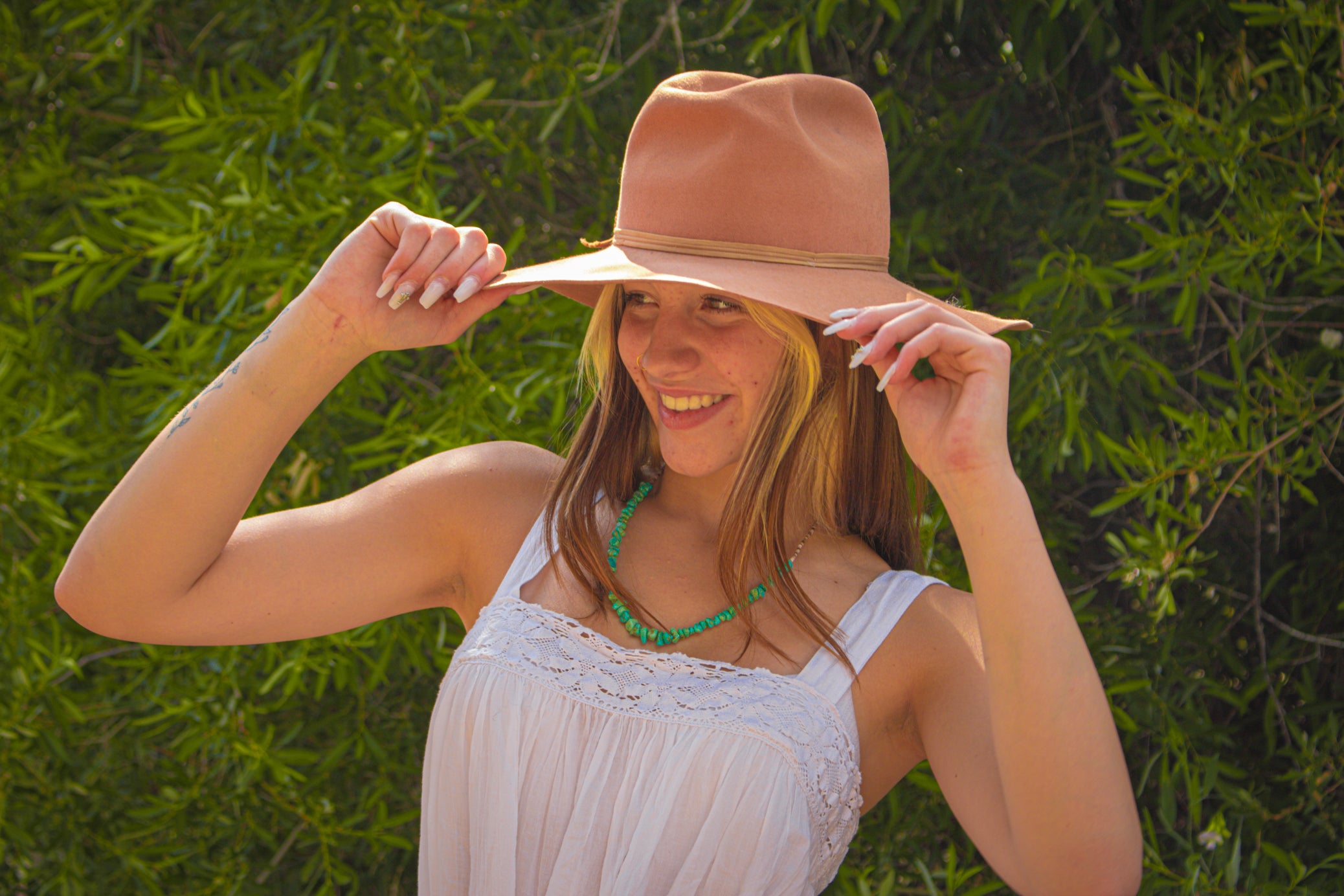 Wide Brim 100% Wool Sun Hat