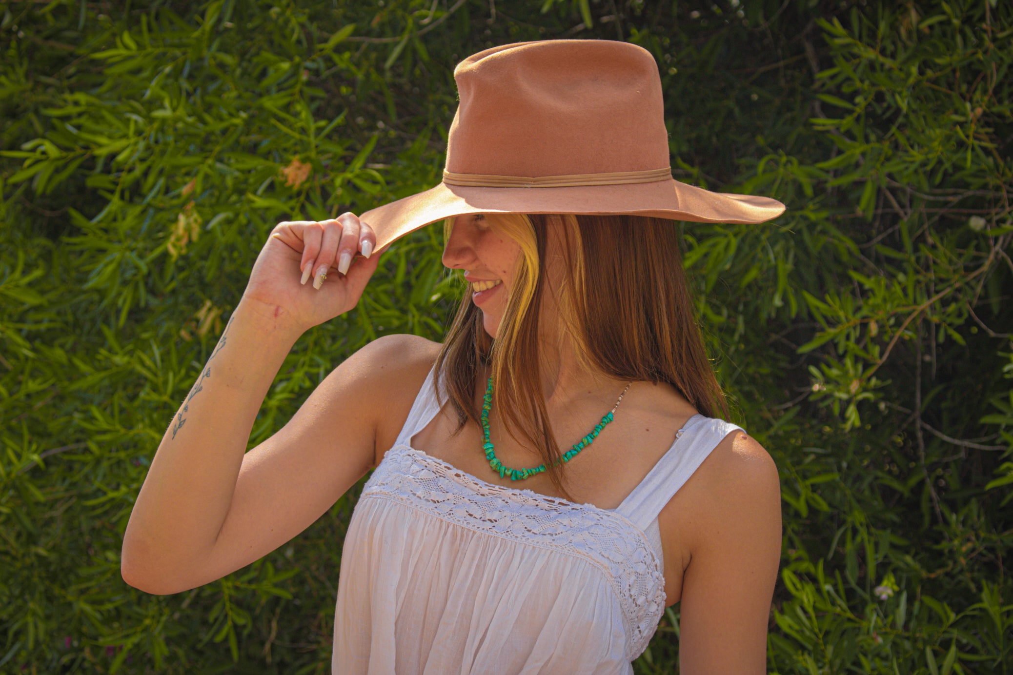 Wide Brim 100% Wool Sun Hat